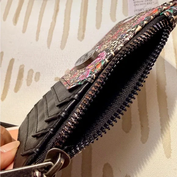 Ed Hardy leopard print card holder wallet new with tags - Picture 5 of 5